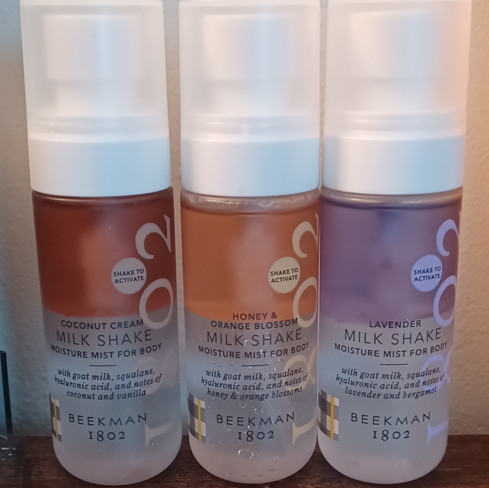Beekman 1802 Milk Shake Moisture Mist Trio- Moisturizing Mist For The Body